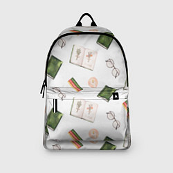 Рюкзак Узор Очки, Книги, Свечи, цвет: 3D-принт — фото 2