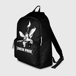 Рюкзак Linkin Park белый, цвет: 3D-принт