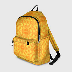 Рюкзак Желтый абстрактный летний орнамент, цвет: 3D-принт