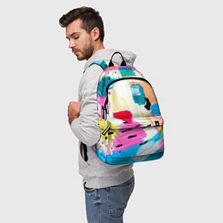 Рюкзак Всплески красок Лето, цвет: 3D-принт — фото 2