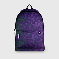 Рюкзак Marble texture purple green color, цвет: 3D-принт — фото 2