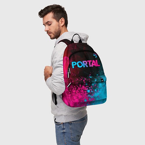Рюкзак Portal Neon Gradient / 3D-принт – фото 5
