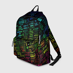 Рюкзак Прикольные популярные надписи, цвет: 3D-принт