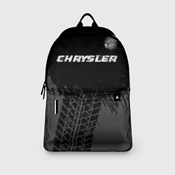 Рюкзак Chrysler Speed на темном фоне со следами шин, цвет: 3D-принт — фото 2