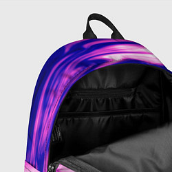 Рюкзак Розово-фиолетовый мраморный узор, цвет: 3D-принт — фото 2