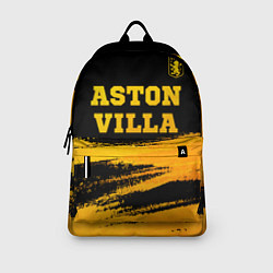 Рюкзак Aston Villa - gold gradient: символ сверху, цвет: 3D-принт — фото 2