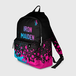 Рюкзак Iron Maiden - neon gradient: символ сверху, цвет: 3D-принт