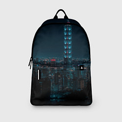 Рюкзак Ночной неоновый город, цвет: 3D-принт — фото 2