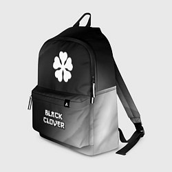 Рюкзак Black Clover японский шрифт: символ, надпись, цвет: 3D-принт