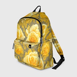 Рюкзак Яркие желтые бутоны, цвет: 3D-принт