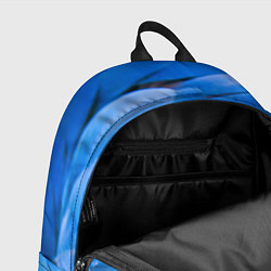 Рюкзак Текстура с голубыми перьями, цвет: 3D-принт — фото 2