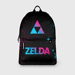 Рюкзак Zelda - neon gradient: символ, надпись, цвет: 3D-принт — фото 2