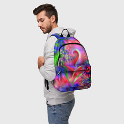 Рюкзак Фракталы нежных оттенков, цвет: 3D-принт — фото 2