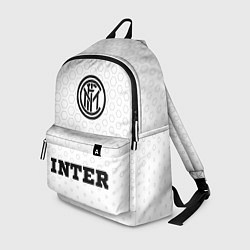 Рюкзак Inter sport на светлом фоне: символ, надпись, цвет: 3D-принт