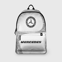 Рюкзак Mercedes speed шины на светлом: символ, надпись, цвет: 3D-принт — фото 2