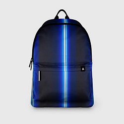 Рюкзак Неоновое синее свечение, цвет: 3D-принт — фото 2