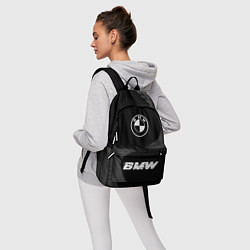 Рюкзак BMW speed шины на темном: символ, надпись, цвет: 3D-принт — фото 2