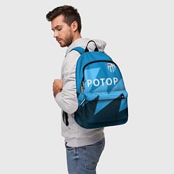 Рюкзак Ротор - Волгоград - Футбольный клуб, цвет: 3D-принт — фото 2