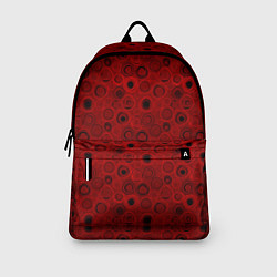 Рюкзак Красный абстрактный узор, цвет: 3D-принт — фото 2