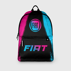 Рюкзак Fiat - neon gradient: символ, надпись, цвет: 3D-принт — фото 2
