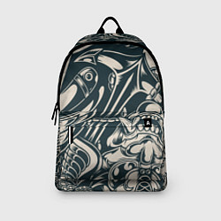 Рюкзак Японская тату текстура, цвет: 3D-принт — фото 2