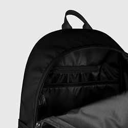 Рюкзак Лисёнок нежиться на чёрном фоне, цвет: 3D-принт — фото 2