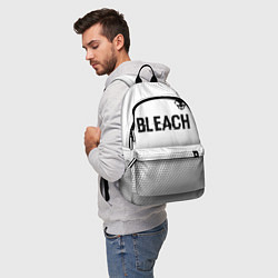 Рюкзак Bleach glitch на светлом фоне: символ сверху, цвет: 3D-принт — фото 2