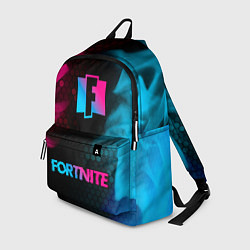 Рюкзак Fortnite - neon gradient: символ, надпись, цвет: 3D-принт