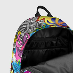 Рюкзак Велосипедист и глаз граффити, цвет: 3D-принт — фото 2