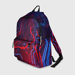 Рюкзак Неоновая электро плата, цвет: 3D-принт