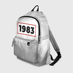 Рюкзак 1983 - в красной рамке на светлом, цвет: 3D-принт