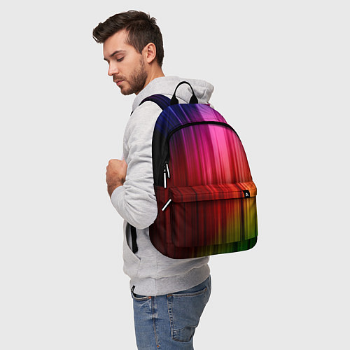 Рюкзак Цветной спектр / 3D-принт – фото 5
