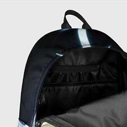 Рюкзак Неоновый светящийся биткоин, цвет: 3D-принт — фото 2