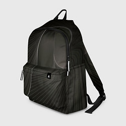 Рюкзак Чёрная спираль, цвет: 3D-принт