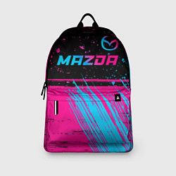 Рюкзак Mazda - neon gradient: символ сверху, цвет: 3D-принт — фото 2