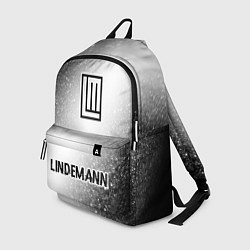 Рюкзак Lindemann glitch на светлом фоне: символ, надпись, цвет: 3D-принт