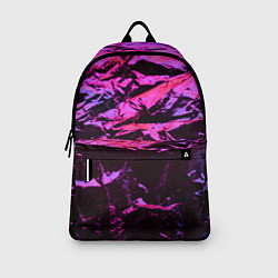 Рюкзак Мятая фольга в неоне, цвет: 3D-принт — фото 2