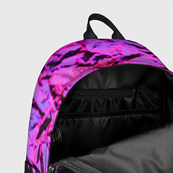 Рюкзак Мятая фольга в неоне, цвет: 3D-принт — фото 2