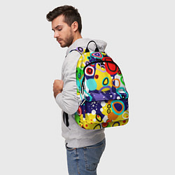 Рюкзак Радужный паттерн, цвет: 3D-принт — фото 2