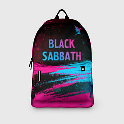 Рюкзак Black Sabbath - neon gradient: символ сверху, цвет: 3D-принт — фото 2