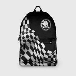 Рюкзак Skoda racing flag, цвет: 3D-принт — фото 2