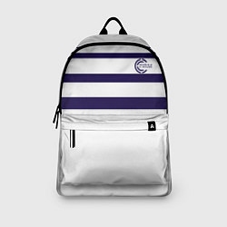 Рюкзак FIRM белая с синими полосами, цвет: 3D-принт — фото 2