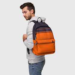 Рюкзак FIRM темно-оранжевый, цвет: 3D-принт — фото 2