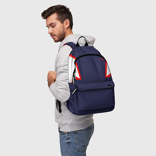 Рюкзак FIRM с белыми плечами / 3D-принт – фото 5