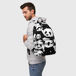 Рюкзак С пандами паттерн, цвет: 3D-принт — фото 2