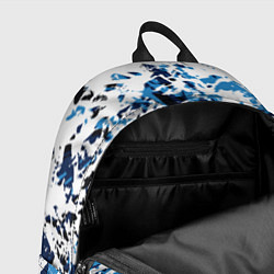 Рюкзак Взрыв гжели, цвет: 3D-принт — фото 2
