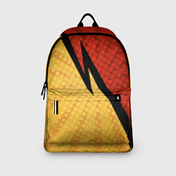 Рюкзак Желтая красная молния, цвет: 3D-принт — фото 2