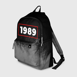 Рюкзак 1989 - в красной рамке на темном, цвет: 3D-принт