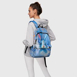 Рюкзак Водяной заяц, цвет: 3D-принт — фото 2