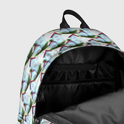 Рюкзак Домики на еловых ветках - паттерн, цвет: 3D-принт — фото 2